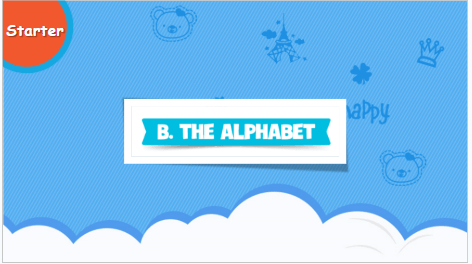 Giáo án điện tử Tiếng Anh lớp 3 Global Success Starter The alphabet | PPT Tiếng Anh lớp 3