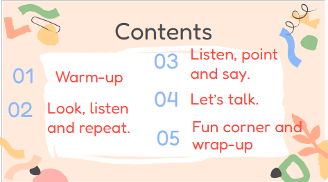 Giáo án điện tử Tiếng Anh lớp 3 Global Success Unit 5 Lesson 1 | PPT Tiếng Anh lớp 3