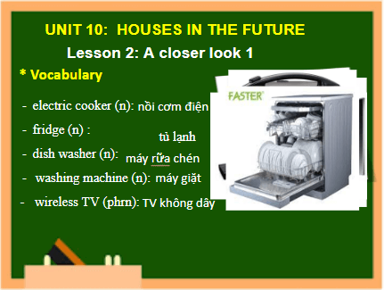 Giáo án điện tử Tiếng Anh 6 Global Success Unit 10 A Closer Look 1 | PPT Tiếng Anh 6