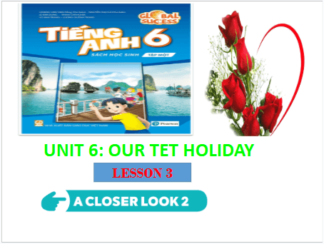 Giáo án điện tử Tiếng Anh 6 Global Success Unit 6 A Closer Look 2 | PPT Tiếng Anh 6