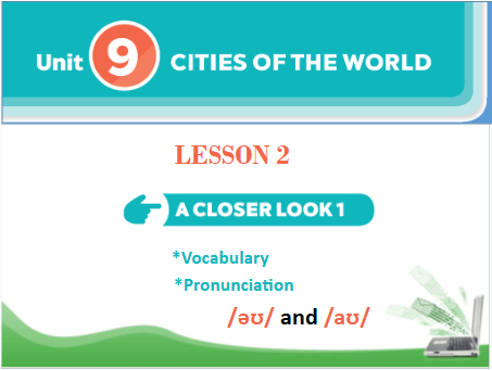 Giáo án điện tử Tiếng Anh 6 Global Success Unit 9 A Closer Look 1 | PPT Tiếng Anh 6