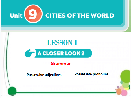 Giáo án điện tử Tiếng Anh 6 Global Success Unit 9 A Closer Look 2 | PPT Tiếng Anh 6