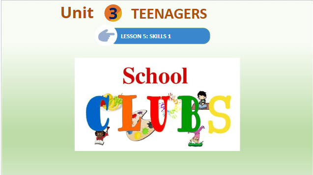 Giáo án điện tử Tiếng Anh 8 Global Success Unit 3 Skills 1 | PPT Tiếng Anh 8