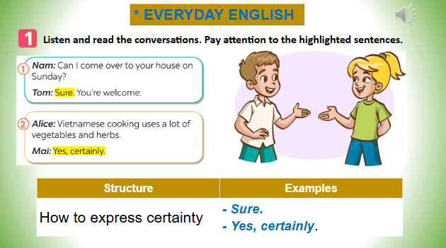 Giáo án điện tử Tiếng Anh 8 Global Success Unit 6 Communication | PPT Tiếng Anh 8