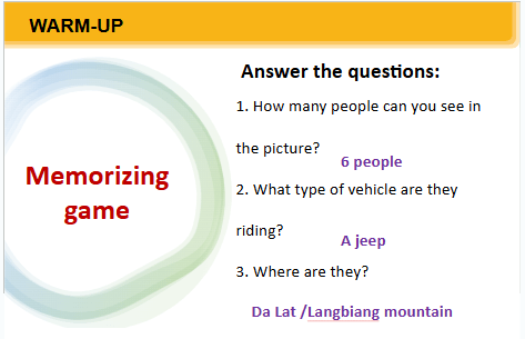 Giáo án điện tử Tiếng Anh 9 Global Success Unit 5 Getting Started | PPT Tiếng Anh 9