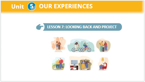 Giáo án điện tử Tiếng Anh 9 Global Success Unit 5 Looking Back | PPT Tiếng Anh 9