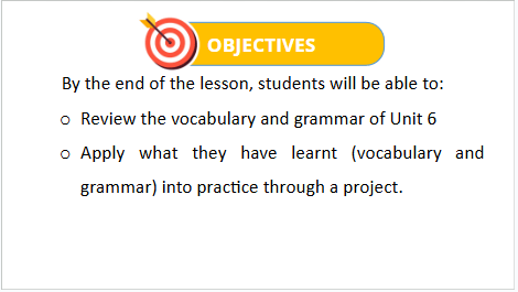 Giáo án điện tử Tiếng Anh 9 Global Success Unit 6 Looking Back | PPT Tiếng Anh 9