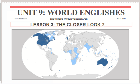 Giáo án điện tử Tiếng Anh 9 Global Success Unit 9 A Closer Look 2 | PPT Tiếng Anh 9