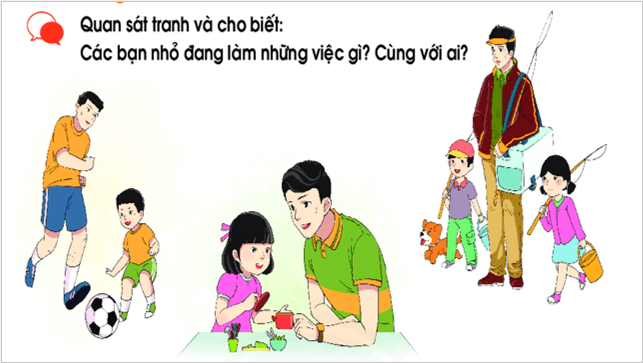 Giáo án điện tử Bài 2: Làm bạn với bố lớp 1 | PPT Tiếng Việt lớp 1 Chân trời sáng tạo