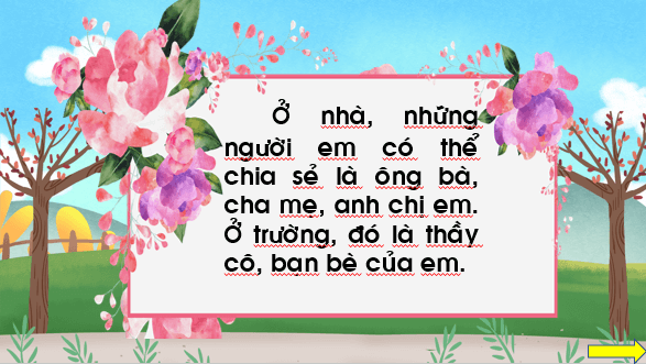 Giáo án điện tử Bài 2: Nói với em lớp 1 | PPT Tiếng Việt lớp 1 Chân trời sáng tạo