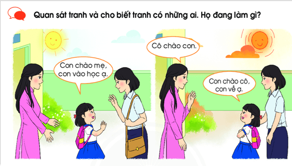 Giáo án điện tử Bài 3: Mẹ và cô lớp 1 | PPT Tiếng Việt lớp 1 Chân trời sáng tạo