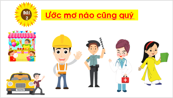 Giáo án điện tử Bài 3: Ước mơ nào cũng quý lớp 1 | PPT Tiếng Việt lớp 1 Chân trời sáng tạo
