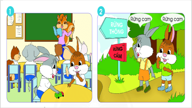 Giáo án điện tử Bài 4: Chuyện hai chú thỏ lớp 1 | PPT Tiếng Việt lớp 1 Chân trời sáng tạo