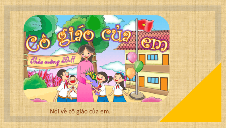 Giáo án điện tử nghe viết Cô giáo với mùa thu lớp 1 | PPT Tiếng Việt lớp 1 Cánh diều