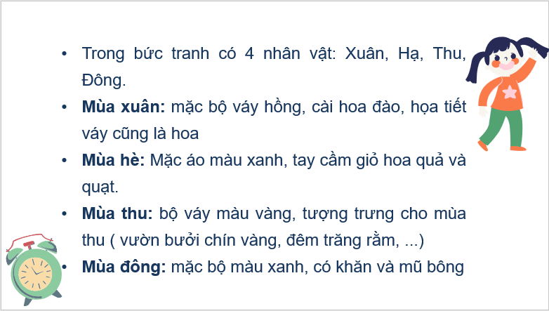 Giáo án điện tử Chuyện bốn mùa lớp 2 | PPT Tiếng Việt lớp 2 Chân trời sáng tạo