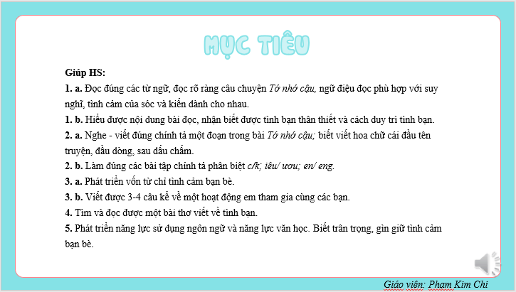 Giáo án điện tử Tớ nhớ cậu lớp 2 | PPT Tiếng Việt lớp 2 Kết nối tri thức