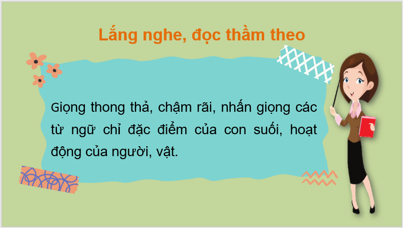 Giáo án điện tử Con suối bản tôi lớp 2 | PPT Tiếng Việt lớp 2 Chân trời sáng tạo