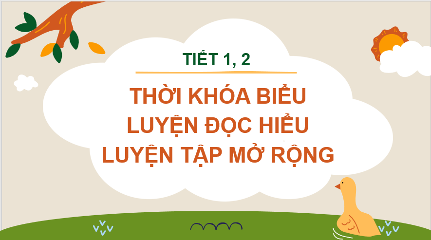 Giáo án điện tử Thời khóa biểu lớp 2 | PPT Tiếng Việt lớp 2 Chân trời sáng tạo