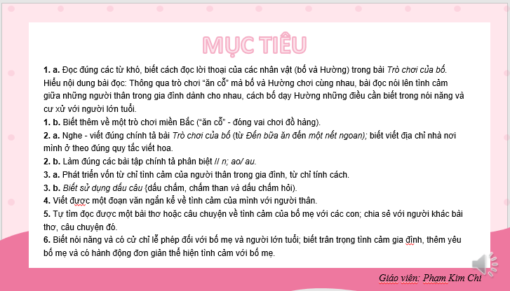 Giáo án điện tử Trò chơi của bố lớp 2 | PPT Tiếng Việt lớp 2 Kết nối tri thức