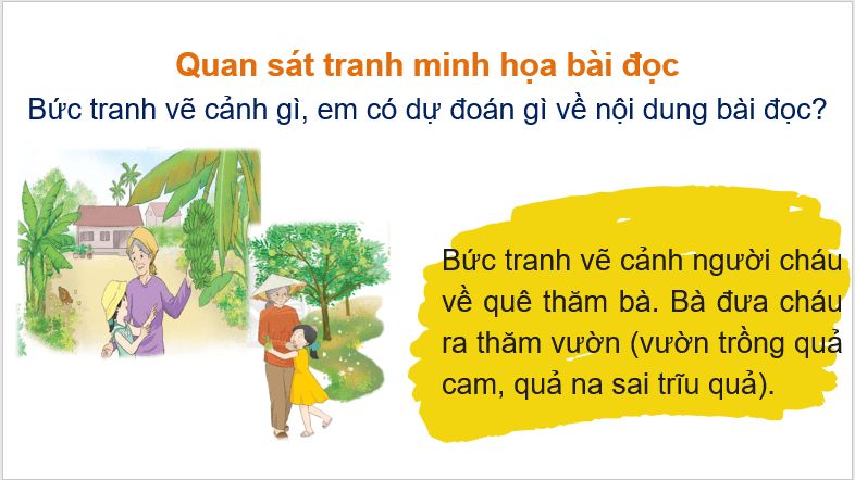 Giáo án điện tử Bà nội, bà ngoại lớp 2 | PPT Tiếng Việt lớp 2 Chân trời sáng tạo