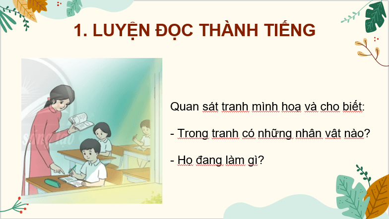 Giáo án điện tử Cô giáo lớp em lớp 2 | PPT Tiếng Việt lớp 2 Chân trời sáng tạo