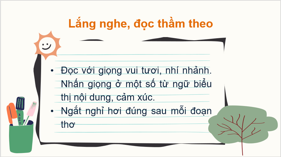 Giáo án điện tử Dàn nhạc mùa hè lớp 2 | PPT Tiếng Việt lớp 2 Chân trời sáng tạo