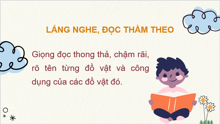 Giáo án điện tử Đồ đạc trong nhà lớp 2 | PPT Tiếng Việt lớp 2 Chân trời sáng tạo