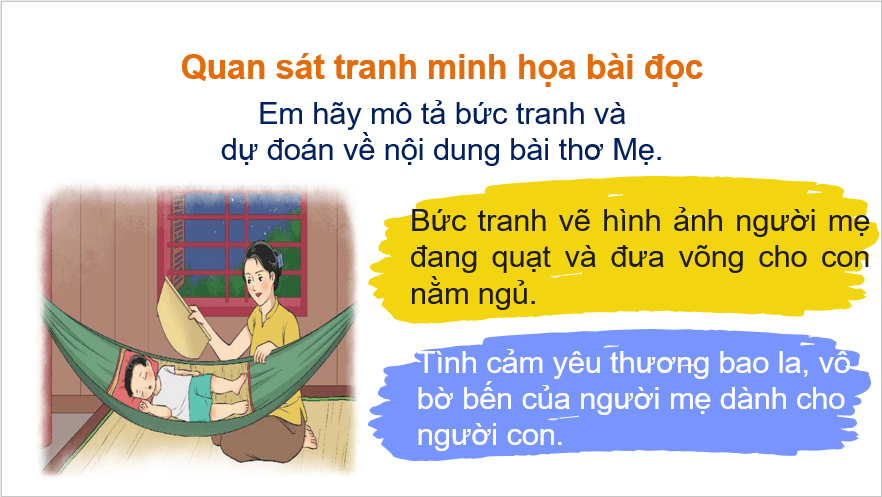 Giáo án điện tử Mẹ lớp 2 | PPT Tiếng Việt lớp 2 Chân trời sáng tạo