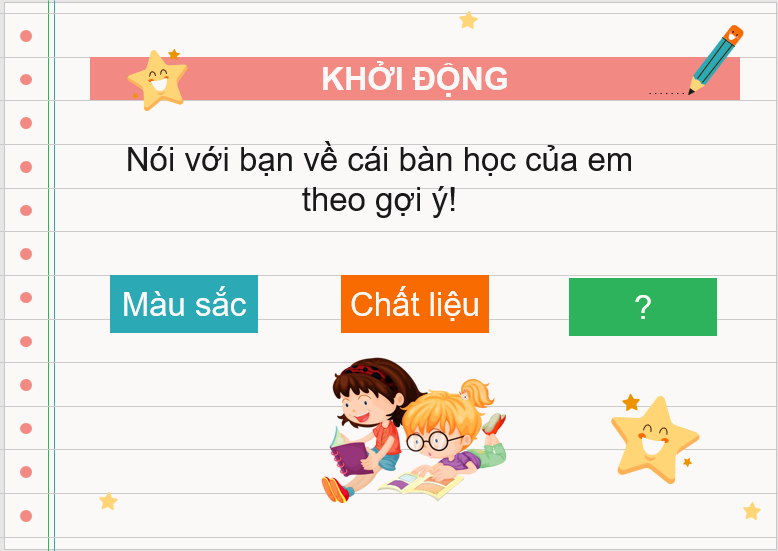 Giáo án điện tử Cái bàn học của tôi lớp 2 | PPT Tiếng Việt lớp 2 Chân trời sáng tạo