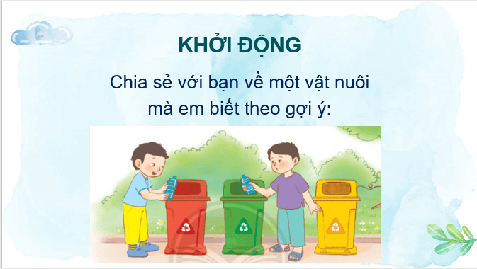 Giáo án điện tử Bạn biết phân loại rác không? lớp 2 | PPT Tiếng Việt lớp 2 Chân trời sáng tạo