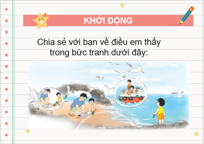 Giáo án điện tử Cuộc giải cứu bên bờ biển lớp 2 | PPT Tiếng Việt lớp 2 Chân trời sáng tạo