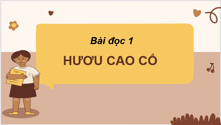 Giáo án điện tử Hươu cao cổ lớp 2 | PPT Tiếng Việt lớp 2 Cánh diều