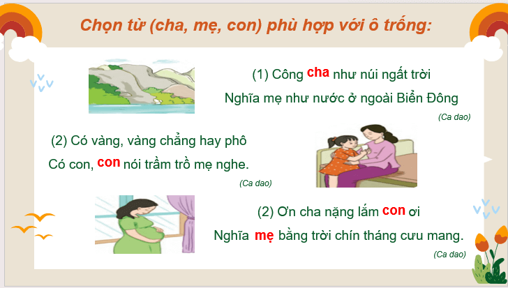 Giáo án điện tử Nấu bữa cơm đầu tiên lớp 2 | PPT Tiếng Việt lớp 2 Cánh diều