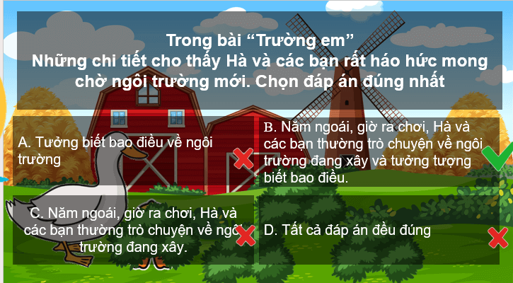 Giáo án điện tử Sân trường em lớp 2 | PPT Tiếng Việt lớp 2 Cánh diều