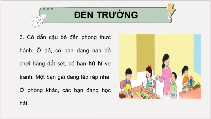 Giáo án điện tử Đến trường lớp 2 | PPT Tiếng Việt lớp 2 Cánh diều