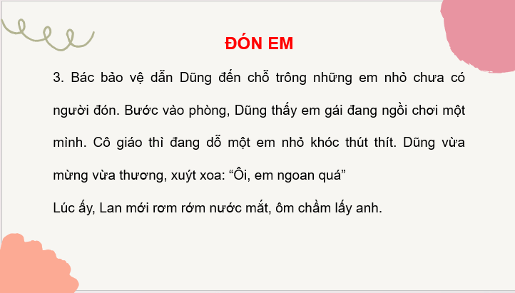 Giáo án điện tử Đón em lớp 2 | PPT Tiếng Việt lớp 2 Cánh diều