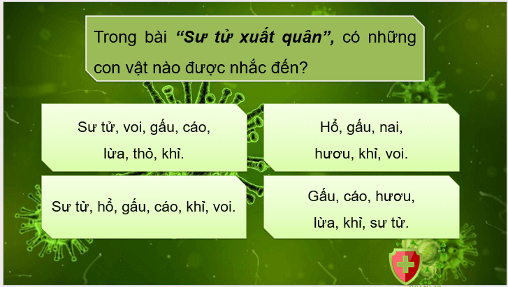 Giáo án điện tử Động vật bế con thế nào lớp 2 | PPT Tiếng Việt lớp 2 Cánh diều