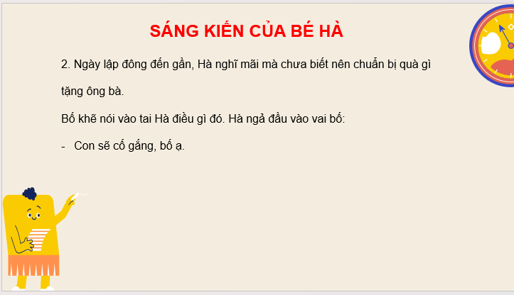 Giáo án điện tử Sáng kiến của bé hà lớp 2 | PPT Tiếng Việt lớp 2 Cánh diều