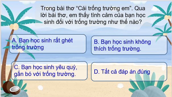 Giáo án điện tử Trường em lớp 2 | PPT Tiếng Việt lớp 2 Cánh diều