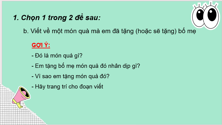 Giáo án điện tử Góc sáng tạo trang 125 lớp 2 | PPT Tiếng Việt lớp 2 Cánh diều