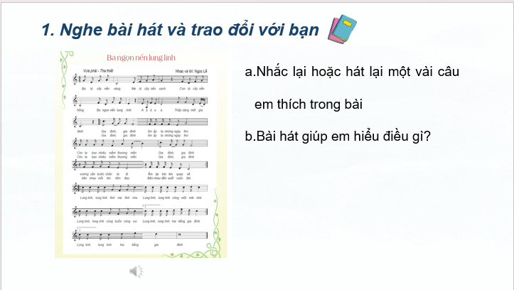 Giáo án điện tử Ba ngọn nến lung linh lớp 2 | PPT Tiếng Việt lớp 2 Cánh diều