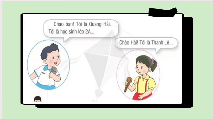 Giáo án điện tử Chào hỏi, tự giới thiệu lớp 2 | PPT Tiếng Việt lớp 2 Cánh diều