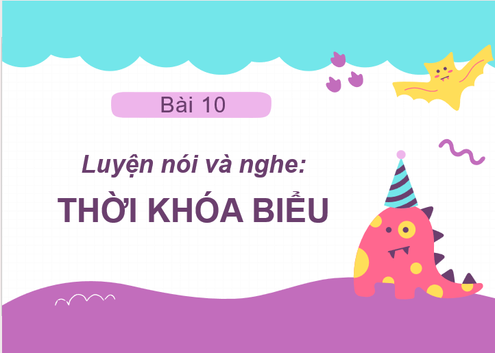 Giáo án điện tử Đọc thời khóa biểu lớp 2 | PPT Tiếng Việt lớp 2 Cánh diều