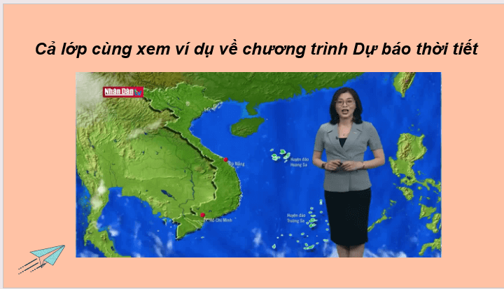 Giáo án điện tử Dự báo thời tiết lớp 2 | PPT Tiếng Việt lớp 2 Cánh diều
