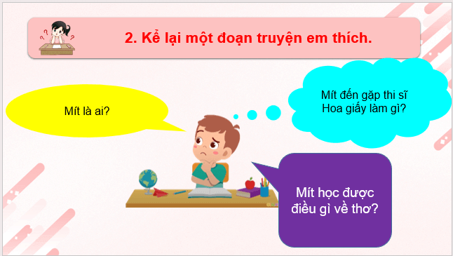 Giáo án điện tử Kể chuyện đã học Mít làm thơ lớp 2 | PPT Tiếng Việt lớp 2 Cánh diều