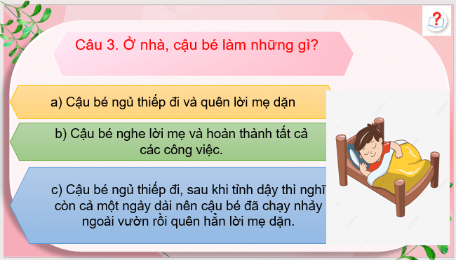 Giáo án điện tử Kể chuyện đã học Một ngày hoài phí lớp 2 | PPT Tiếng Việt lớp 2 Cánh diều