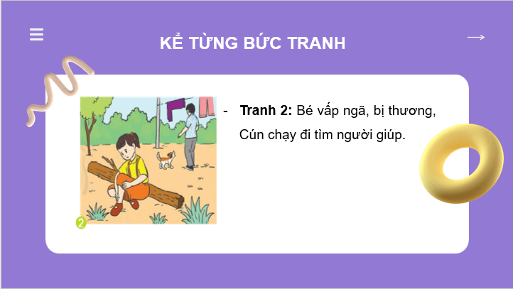 Giáo án điện tử Kể lại chuyện con chó nhà hàng xóm lớp 2 | PPT Tiếng Việt lớp 2 Cánh diều