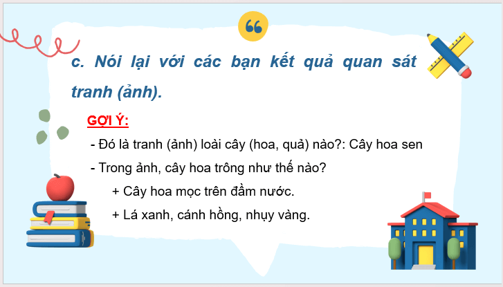 Giáo án điện tử Kể lại kết quả quan sát tranh lớp 2 | PPT Tiếng Việt lớp 2 Cánh diều