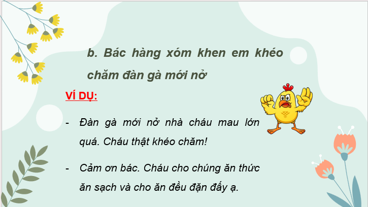 Giáo án điện tử Nói và đáp lại lời khen lời an ủi lớp 2 | PPT Tiếng Việt lớp 2 Cánh diều