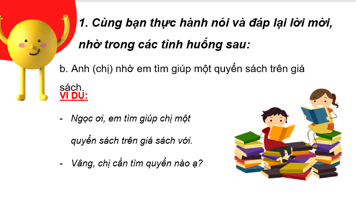 Giáo án điện tử Nói và đáp lại lời mời lớp 2 | PPT Tiếng Việt lớp 2 Cánh diều